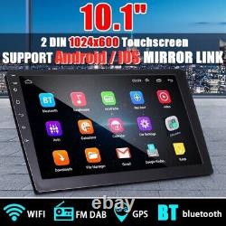 10.1'' Android 9.1 GPS Car Stereo Radio Bluetooth Touch MP5 Player Double 2 Din