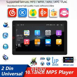 10.1''Inch 2 DIN Android 10 Car Stereo Radio Rotatable Touch Screen MP5 Player