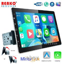 10.1'' Single 1DIN Rotatable Touch Screen Apple Carplay Car Stereo Radio Player