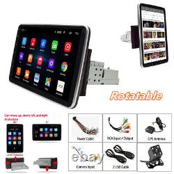 10.1in 1Din Android 9.1 Car Stereo Radio MP5 Player Bluetooth GPS WIFI FM Camera