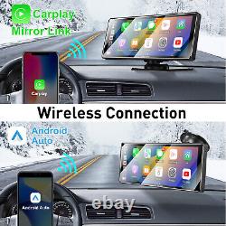 10.26 Portable CarPlay Stereo Radio Android Auto Player IPS Touch Sreen USB TF