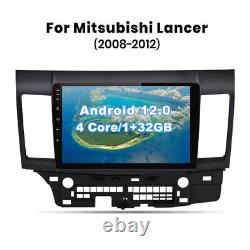 10 Android 12 Car Radio Player For Mitsubishi Lancer 2008-12 GPS Sat Nav Stereo