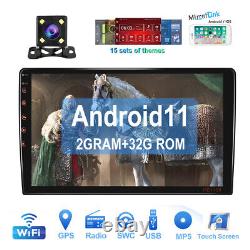 10 Double 2 DIN Car Radio Stereo Bluetooth FM USB TF AUX IOS/Android MP5 Player