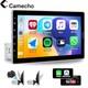 10 Single 1din Rotatable Car Stereo Radio Player Carplay Android Auto Head Unit