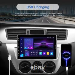 10 Single 1DIN Rotatable Car Stereo Radio Player CarPlay Android auto Head Unit
