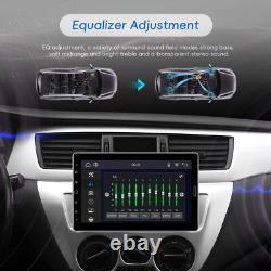 10 Single 1DIN Rotatable Car Stereo Radio Player CarPlay Android auto Head Unit