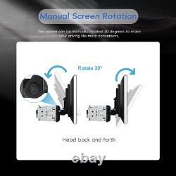10 Single 1DIN Rotatable Car Stereo Radio Player CarPlay Android auto Head Unit
