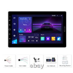 10 Single 1DIN Rotatable Car Stereo Radio Player CarPlay Android auto Head Unit