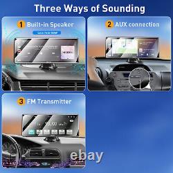10 inch Car Radio Stereo Player Portable Apple CarPlay Android Auto Play MP5 FM