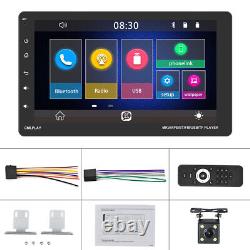 1 Din 9'' Car Stereo Radio for Apple CarPlay Android Carplay MP5 Player +Camera