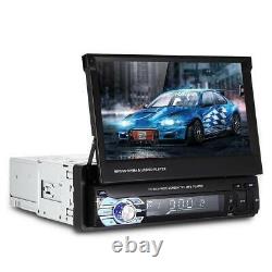 1 Din Single 7 HD Flip out Touch Screen Car Radio Stereo Bluetooth MP5 Player