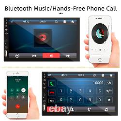 1 Din Touch Screen Car Stereo Radio Player Bluetooth Carplay Mirror Link Camera