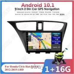 2012-2015 For Honda CIVIC Hatchback LHD Stereo Radio GPS Player 9 Android 10.1