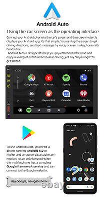 2Din 7in Car Stereo Radio MP5 Player For Bluetooth Wireless Carplay Android Auto