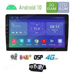 2+32GB Android 10 9 Car Stereo Radio Player GPS Navi Head Unit WiFi 4G LTE DSP