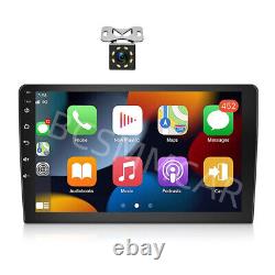 2 Din Touch Screen Car Stereo Radio Player GPS WIFI For Carplay Android Auto Cam