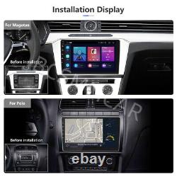 2 Din Touch Screen Car Stereo Radio Player GPS WIFI For Carplay Android Auto Cam