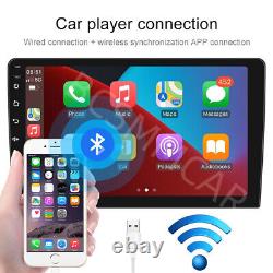 2 Din Touch Screen Car Stereo Radio Player GPS WIFI For Carplay Android Auto Cam