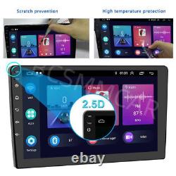 2 Din Touch Screen Car Stereo Radio Player GPS WIFI For Carplay Android Auto Cam