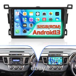 32GB Android 13.0 Car Stereo Radio GPS WiFi BT Player For Toyota RAV4 2013-2018