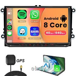 4G LTE Android13 Carplay+IP69 CAMERA For VW GOLF MK5 MK6 Stereo Radio Player GPS
