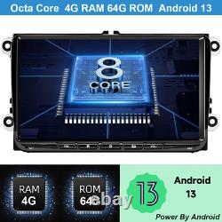 4G LTE Android13 Carplay+IP69 CAMERA For VW GOLF MK5 MK6 Stereo Radio Player GPS