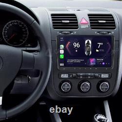 64GB For VW GOLF MK5 MK6 9 Apple CarPlay Car Stereo Radio Android 13 Player GPS