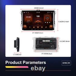 64GB For VW GOLF MK5 MK6 9 Apple CarPlay Car Stereo Radio Android 13 Player GPS