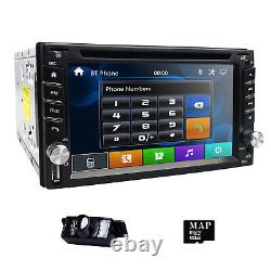 6.2 Touch Screen Double 2DIN Car Stereo Radio DVD Player GPS Bluetooth USB DAB+