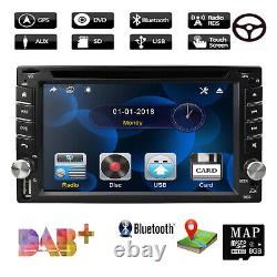 6.2 Touch Screen Double 2DIN Car Stereo Radio DVD Player GPS Bluetooth USB DAB+