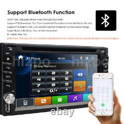 6.2 Touch Screen Double 2DIN Car Stereo Radio DVD Player GPS Bluetooth USB DAB+