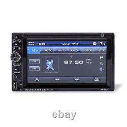 6.2inch 2 DIN Car CD DVD Player Bluetooth Stereo Radio HD MirrorLink for GPS