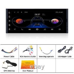6.9'' Single 1DIN Android 12 Car Stereo Radio Player GPS Navi Apple Carplay +Cam