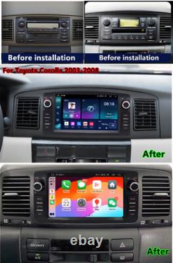 7'' 4+32G Stereo Radio GPS Navi Player For Toyota Corolla 2003-2008 with Carplay