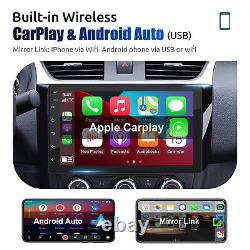 7 Android13 Auto Carplay Stereo FM Radio Player GPS NAV 2+32G 2 DIN +MIC&Camera