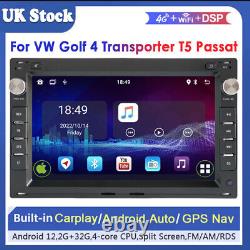 7 Android 12 Car Stereo Radio Player GPS For VW Golf MK4 Transporter T4 T5 Polo