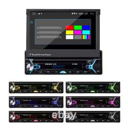 7 Android 13 Car Stereo Radio DVD CD Player 1 DIN Head Unit Bluetooth AM/FM GPS