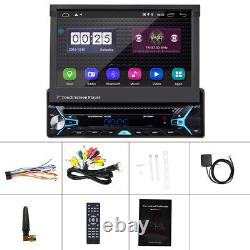 7 Android 13 Car Stereo Radio DVD CD Player 1 DIN Head Unit Bluetooth AM/FM GPS