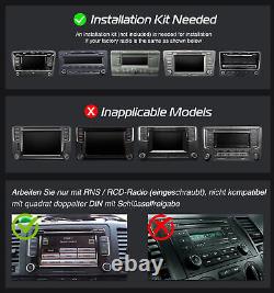 7 Android 14 Player For VW GOLF MK5 Passart Apple Carplay Car Stereo Radio 32GB