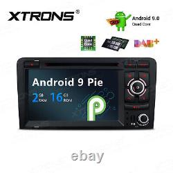 7 Android 9.0 4-Core Car DVD Player Stereo Radio GPS DAB+ For Audi A3 S3 RS3 8P