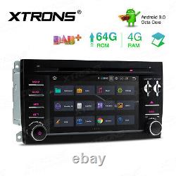 7 Android 9.0 Car Stereo DVD Player GPS Radio 8-Core 4+64GB for Porsche Cayenne