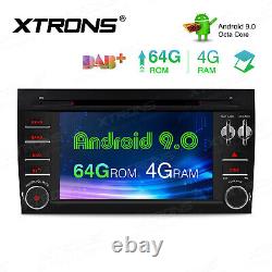 7 Android 9.0 Car Stereo DVD Player GPS Radio 8-Core 4+64GB for Porsche Cayenne