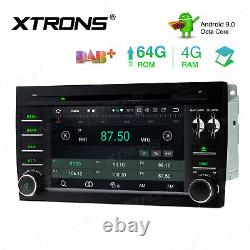 7 Android 9.0 Car Stereo DVD Player GPS Radio 8-Core 4+64GB for Porsche Cayenne