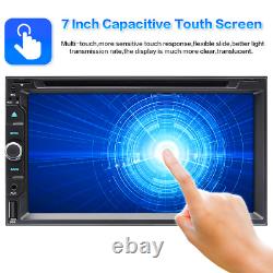 7 Android Auto 2Din Car Stereo CD DVD Player BT 5.0 Wireless Carplay USB+Camera