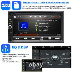 7 Android Auto 2Din Car Stereo CD DVD Player BT 5.0 Wireless Carplay USB+Camera