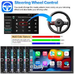 7 Android Auto 2Din Car Stereo CD DVD Player BT 5.0 Wireless Carplay USB+Camera