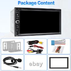 7 Android Auto 2Din Car Stereo CD DVD Player BT 5.0 Wireless Carplay USB+Camera