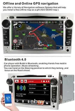 7 Car Stereo Radio DVD Player GPS Sat Nav Bluetooth For Vauxhall Astra Corsa D