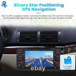 7 Car Stereo Radio For BMW 3 Series E46 318 320 325 GPS Navi DAB+ DVD Player BT