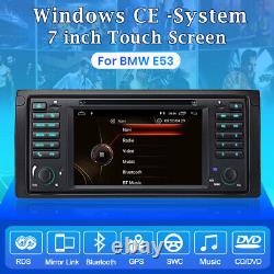 7 Car Stereo Radio For BMW X5 E53 2000-2007 GPS Sat Nav BT CD DVD Player DAB+